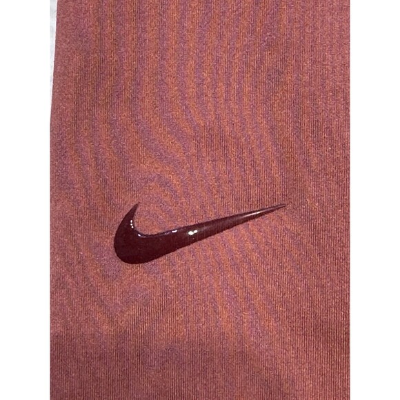 Nike Dri-fit Workout Capri Size Large Compression Weight Lift Yoga NWOT Marroo - Picture 8 of 8